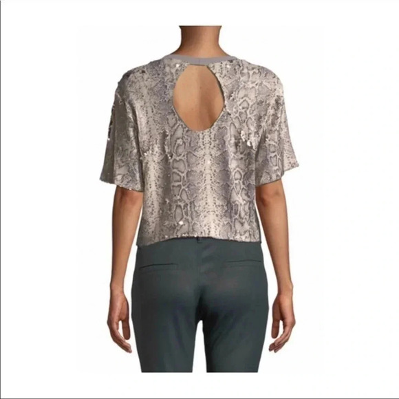 Ramy Brook snake sequin top - Picture 2 of 11